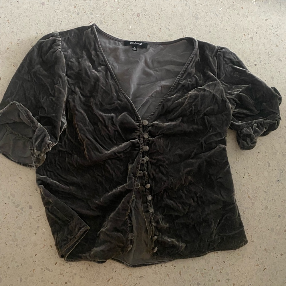 Velvet madewell top